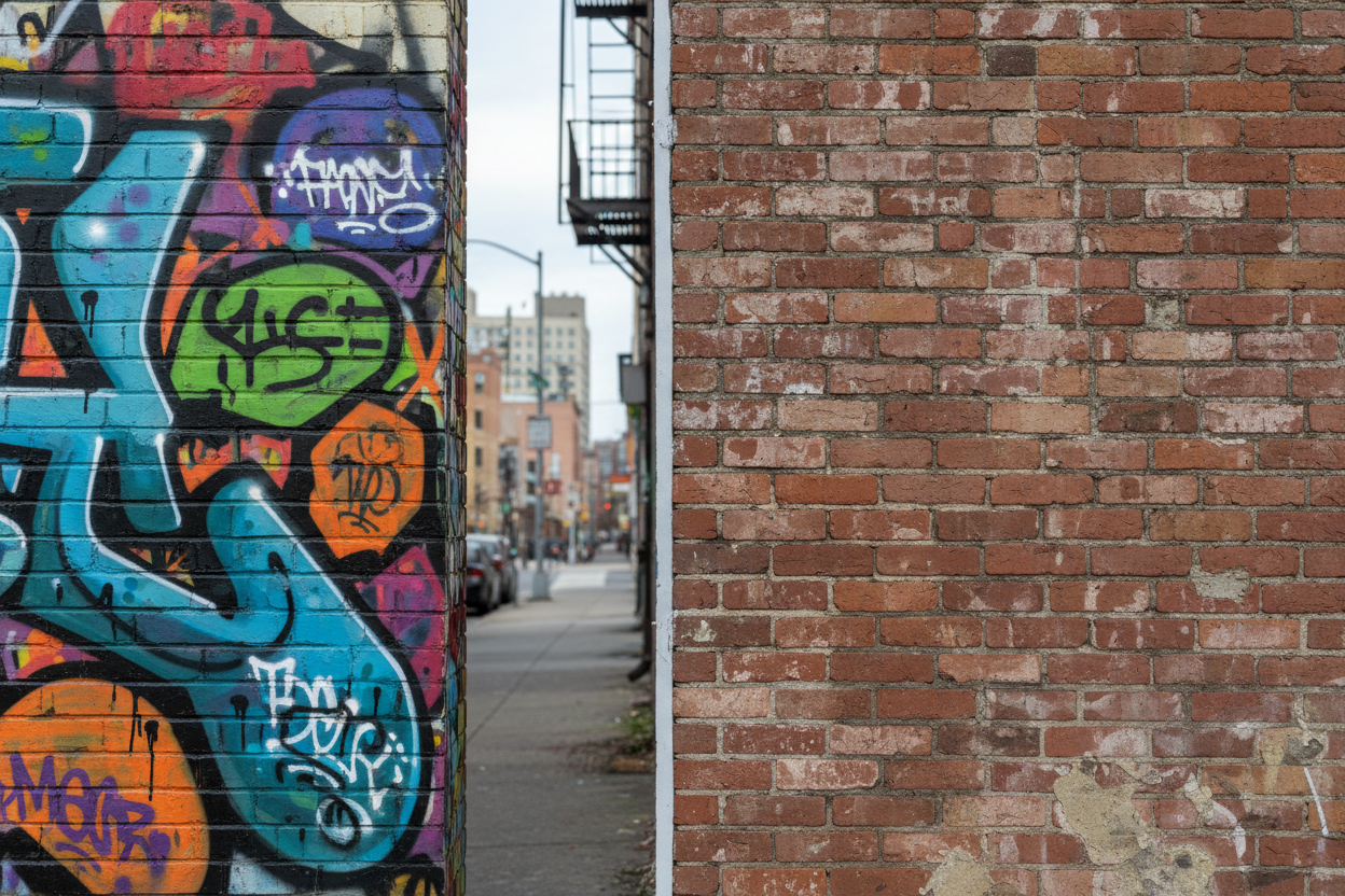 Graffiti Removal Before After